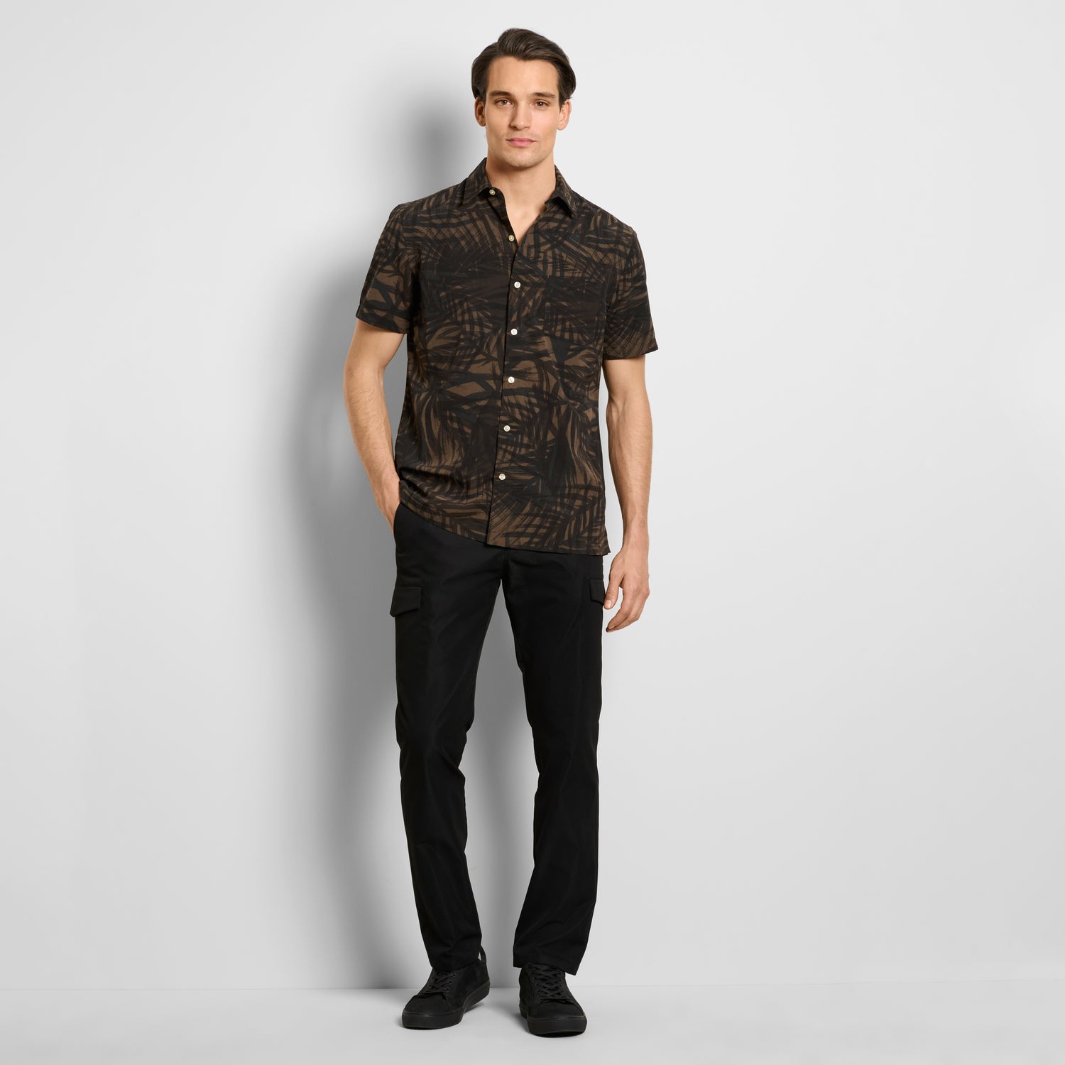 Weekend Printed Short Sleeve Camp Shirt