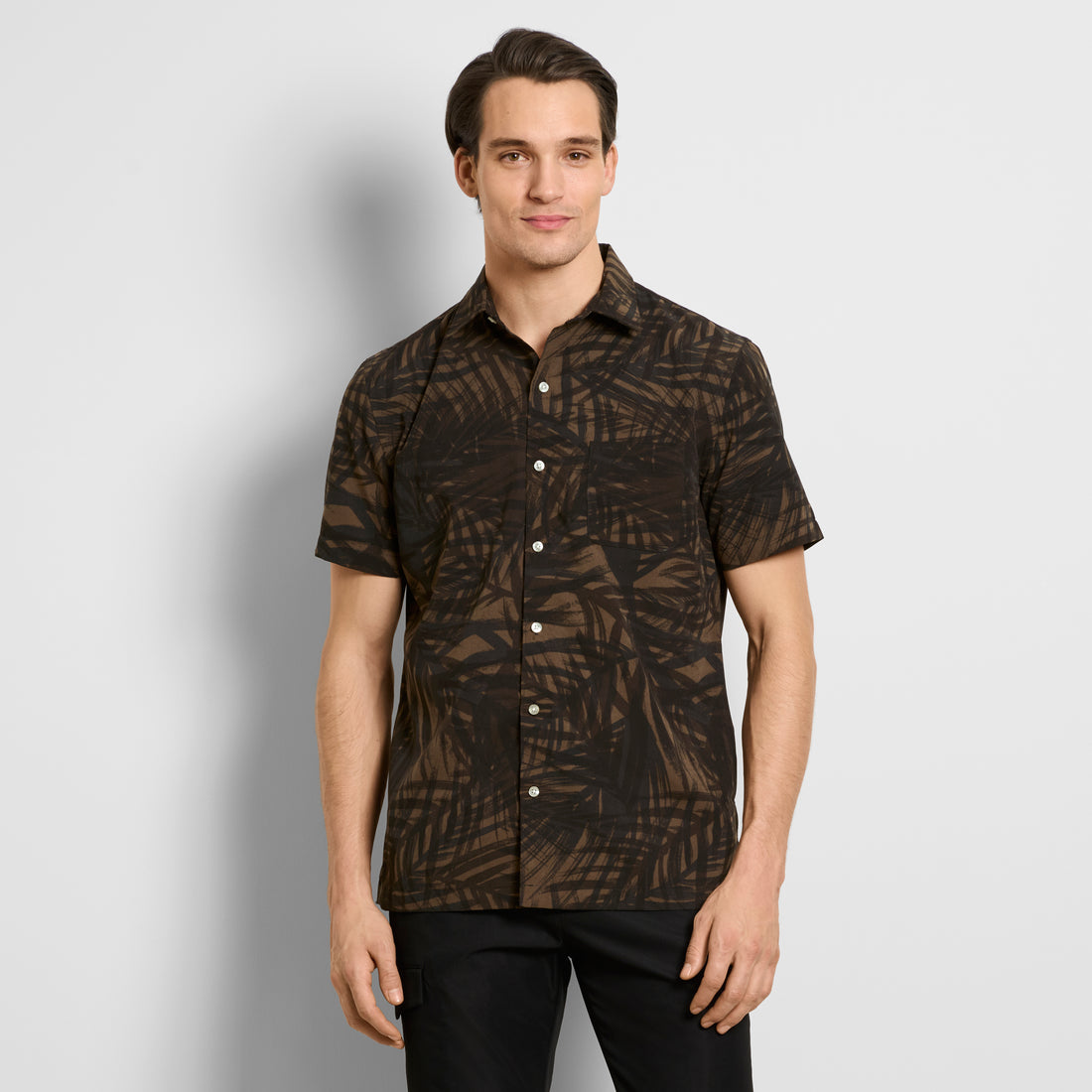 Weekend Printed Short Sleeve Camp Shirt