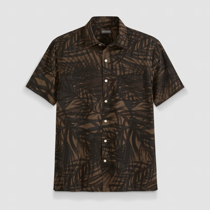 Weekend Printed Short Sleeve Camp Shirt