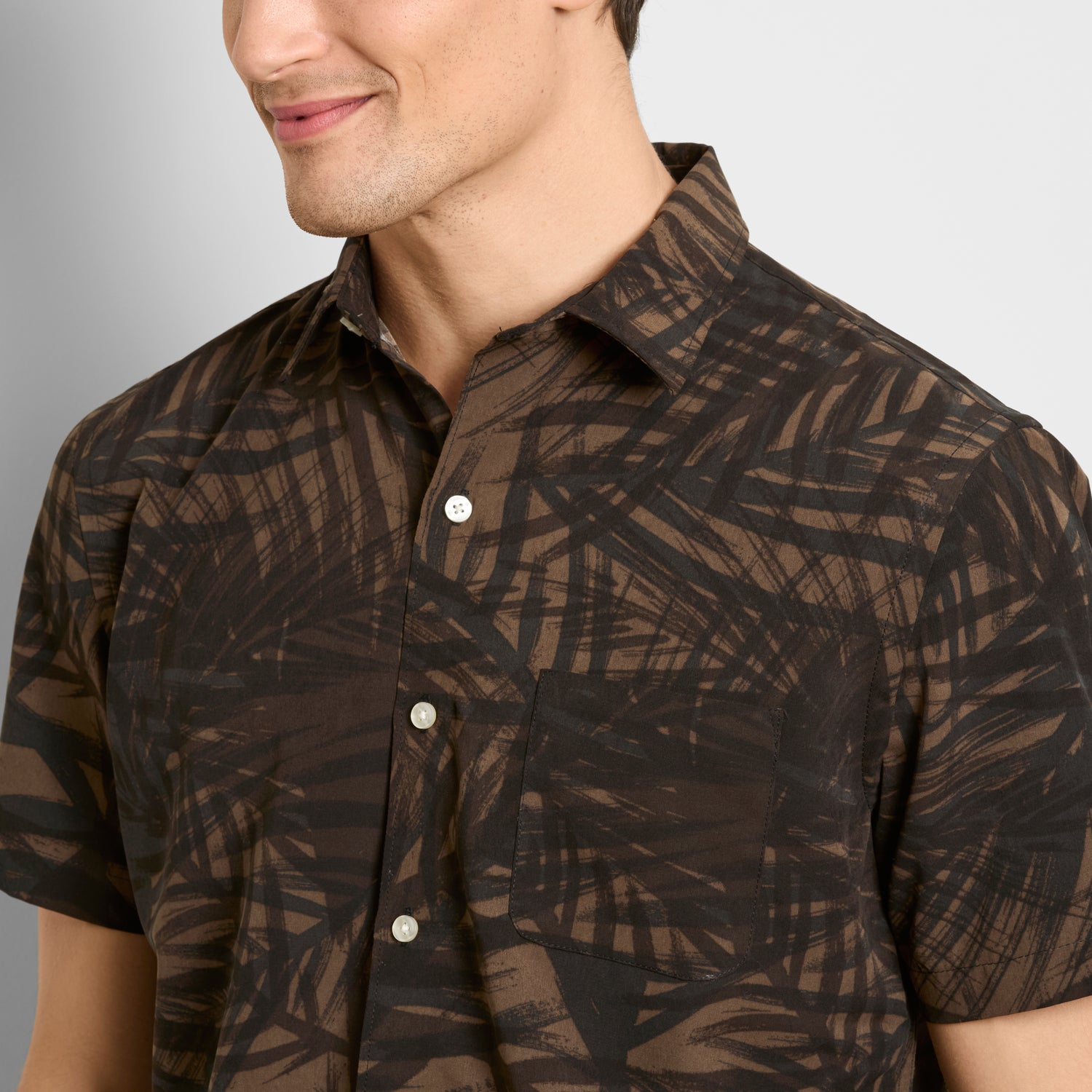 Weekend Printed Short Sleeve Camp Shirt