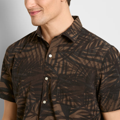 Weekend Printed Short Sleeve Camp Shirt