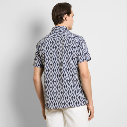 Weekend Printed Short Sleeve Camp Shirt