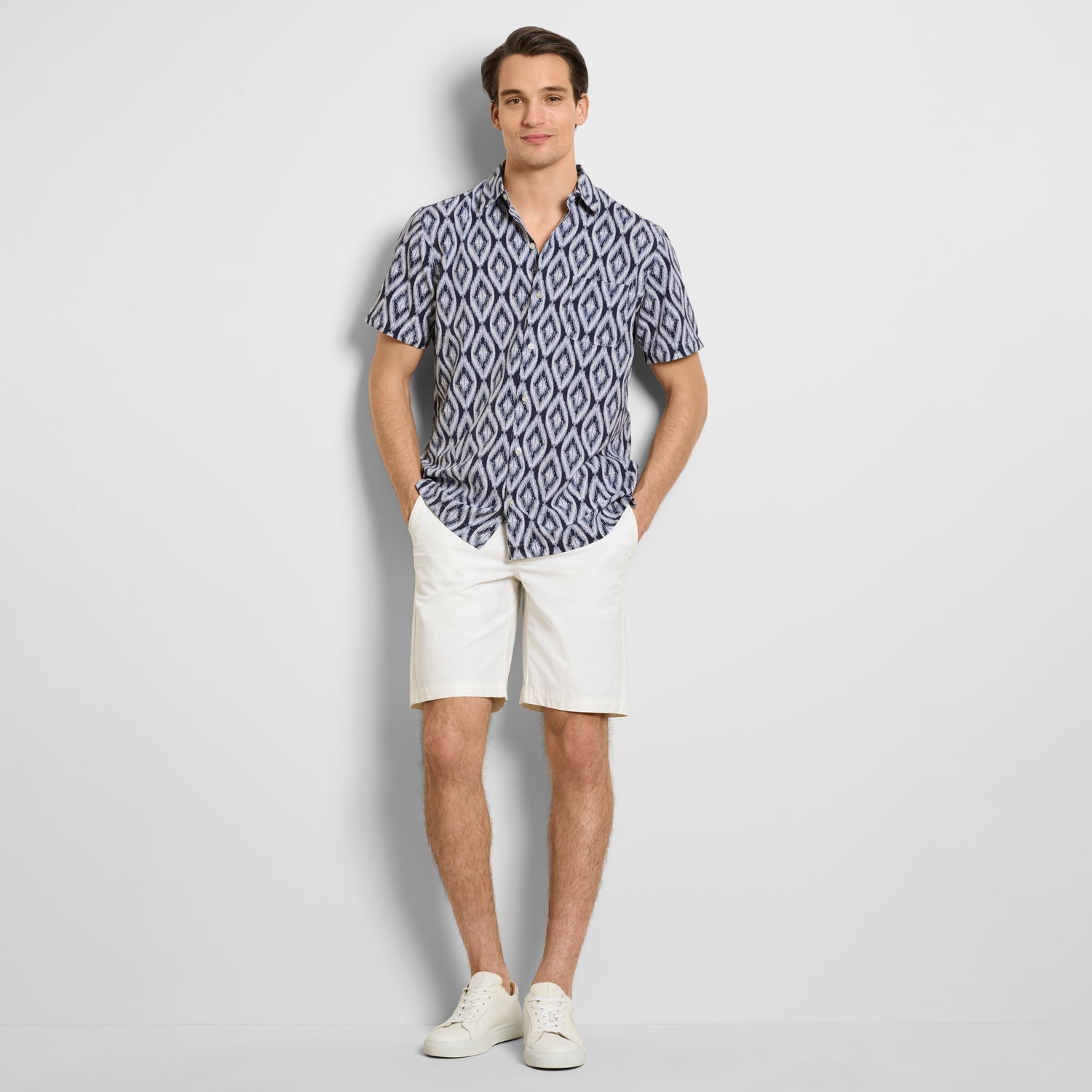 Weekend Printed Short Sleeve Camp Shirt