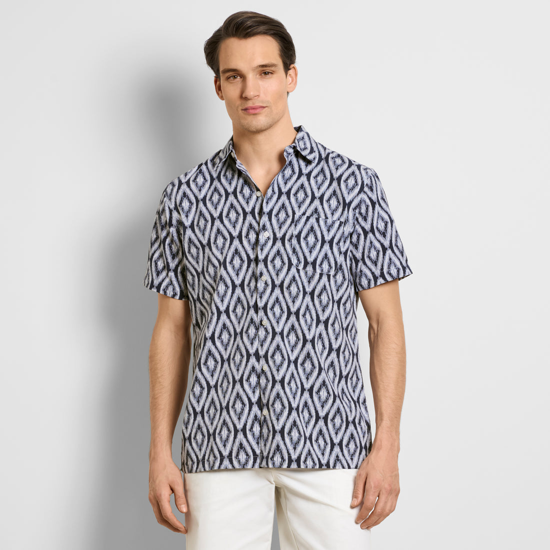 Weekend Printed Short Sleeve Camp Shirt