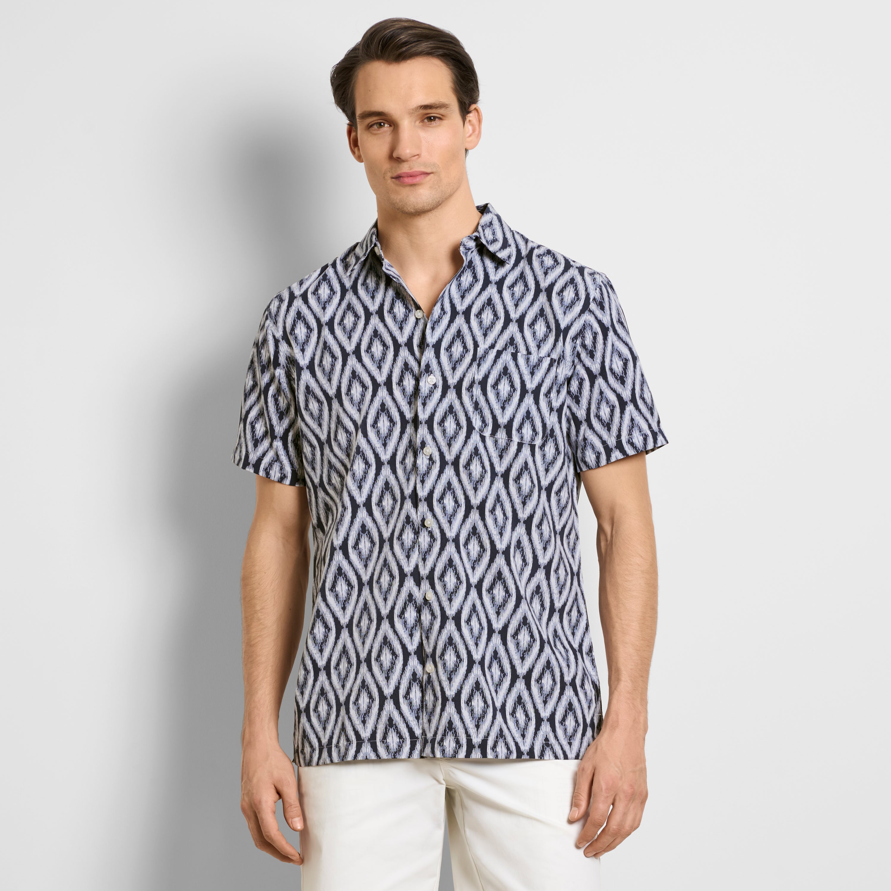 Weekend Printed Short Sleeve Camp Shirt