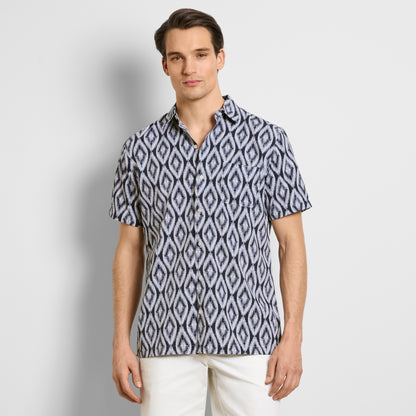 Weekend Printed Short Sleeve Camp Shirt