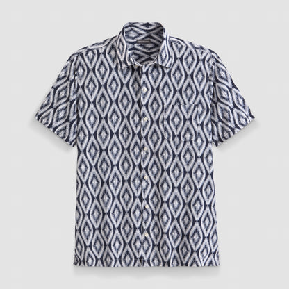 Weekend Printed Short Sleeve Camp Shirt