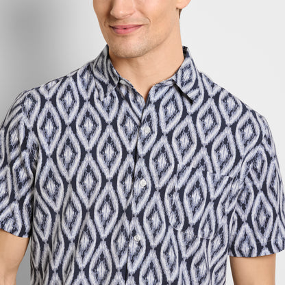 Weekend Printed Short Sleeve Camp Shirt