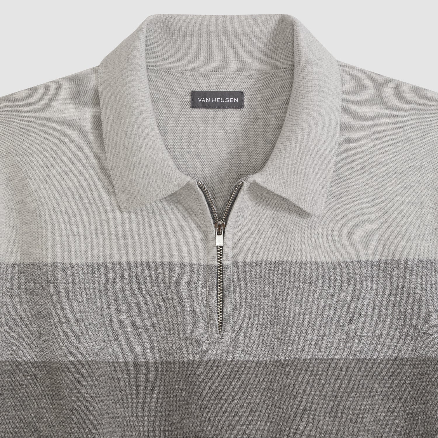 Temp Control Short Sleeve Sweater Zip Polo