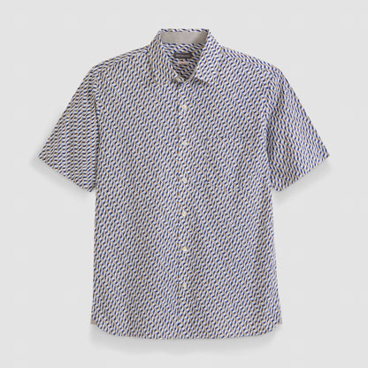 Everyday Defense Stain Shield Printed Short Sleeve Shirt