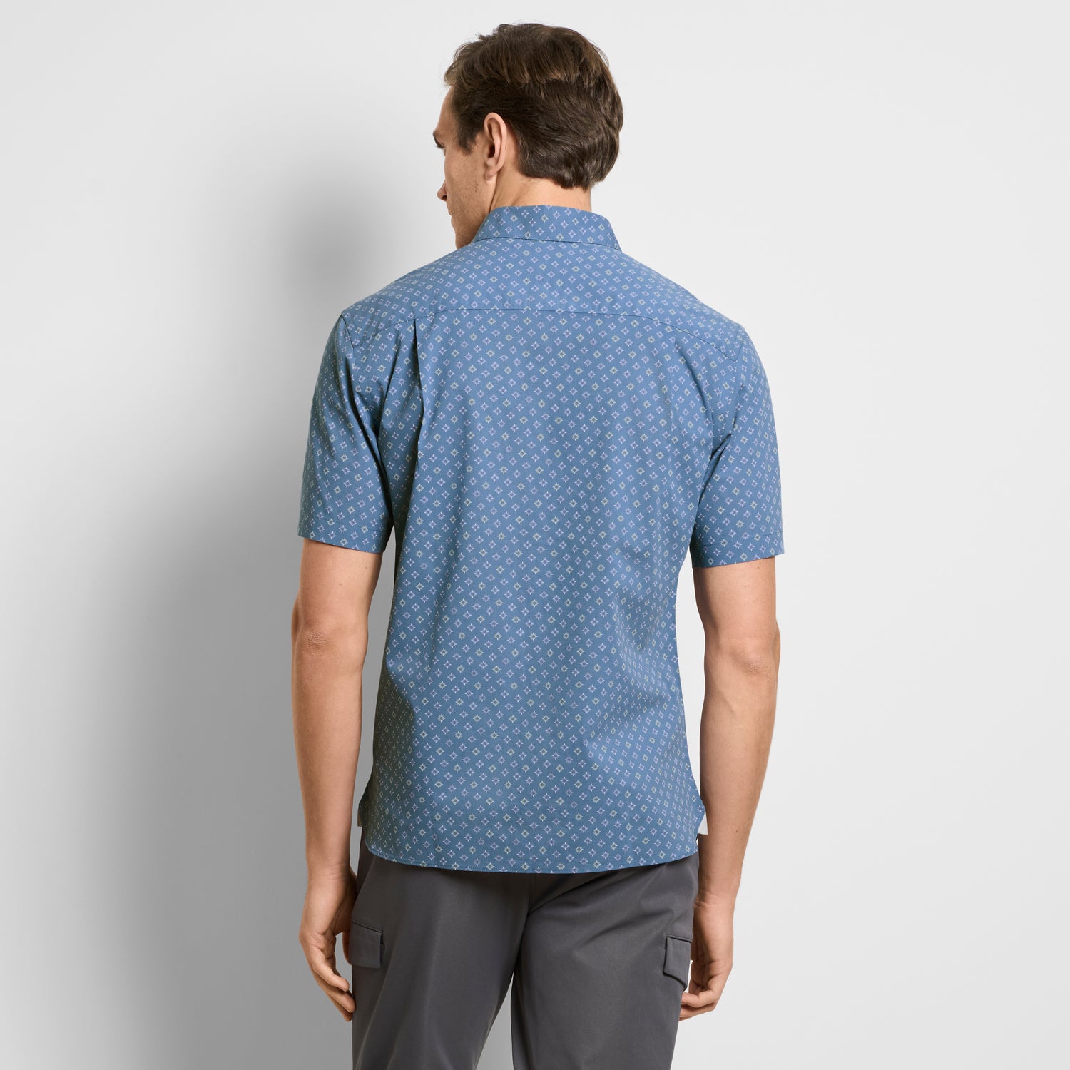 Everyday Defense Stain Shield Printed Short Sleeve Shirt