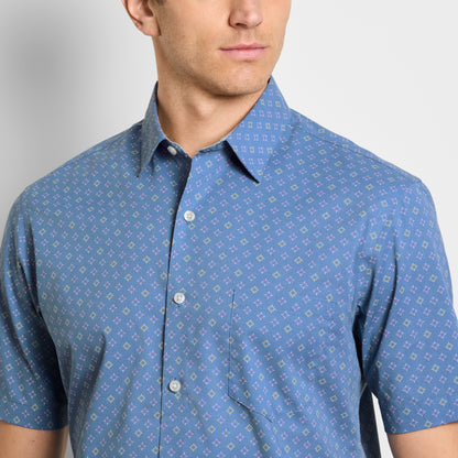 Everyday Defense Stain Shield Printed Short Sleeve Shirt