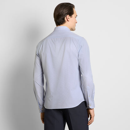 van heusen lux sateen stretch long sleeve dress shirt Van Heusen Men's Fitted Stretch Wrinkle Free Sateen Solid Dress Shirt