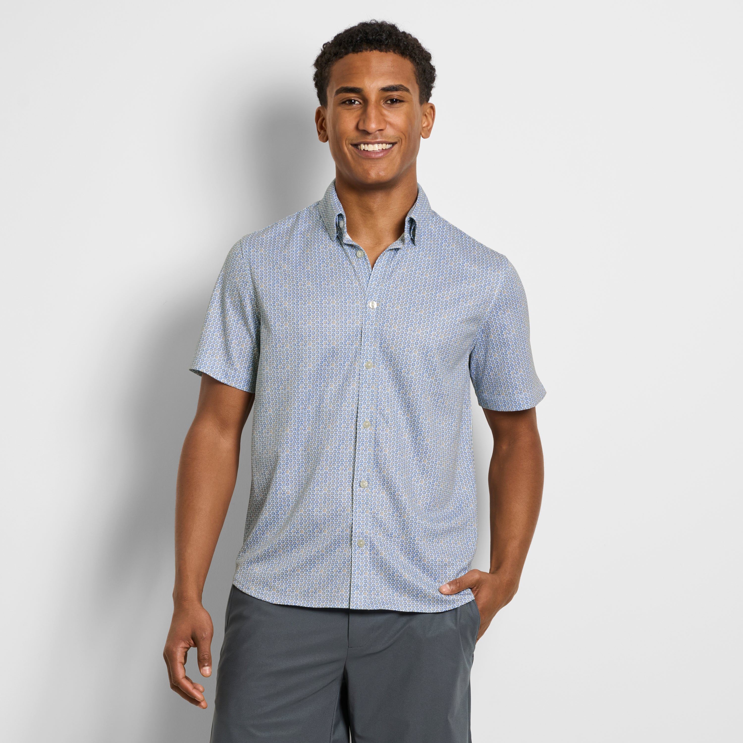 Performance Printed Short Sleeve Shirt