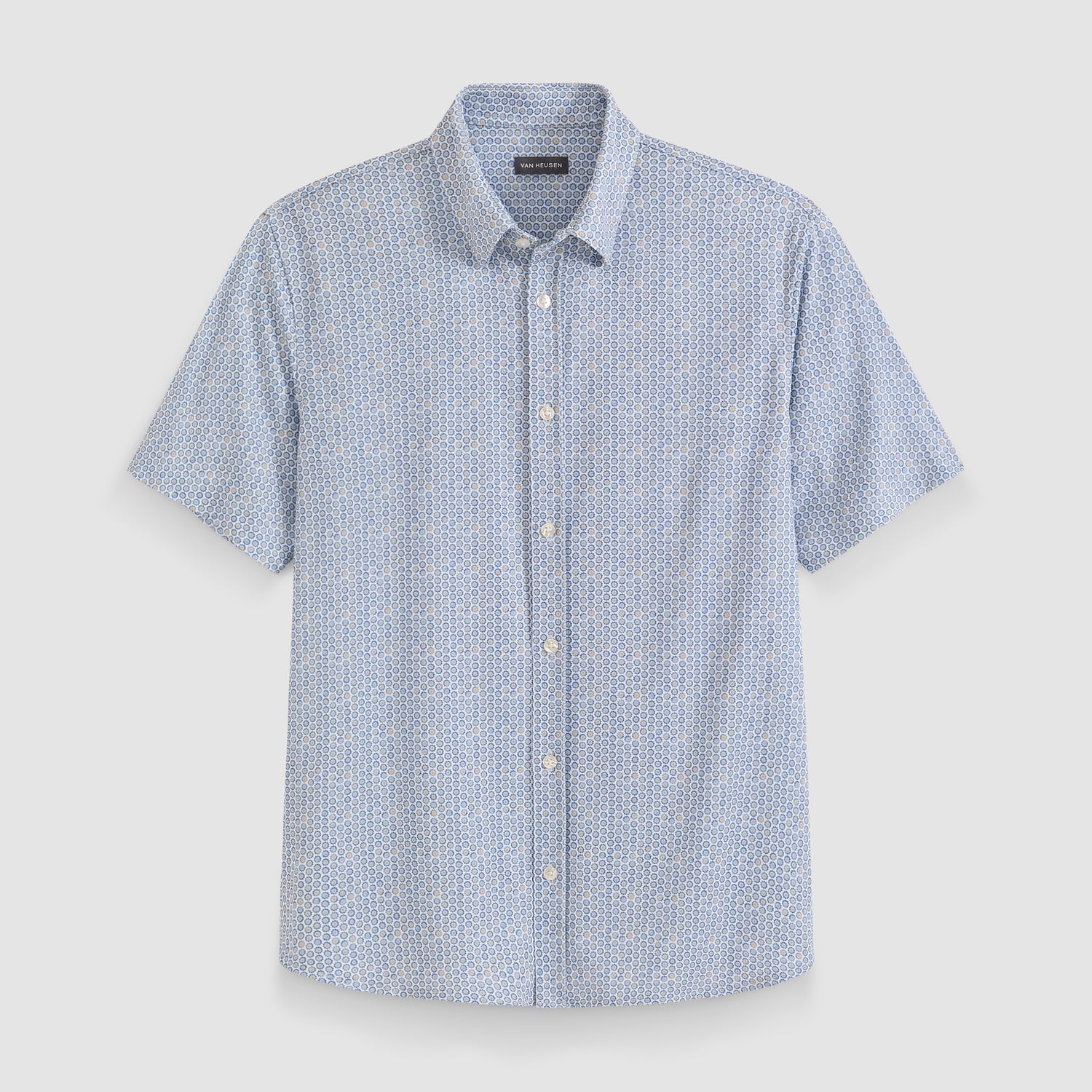 van heusen men's short sleeve oxford dress shirt Van Heusen Men's Short Sleeve Dress Shirt Regular Fit Oxford Solid
