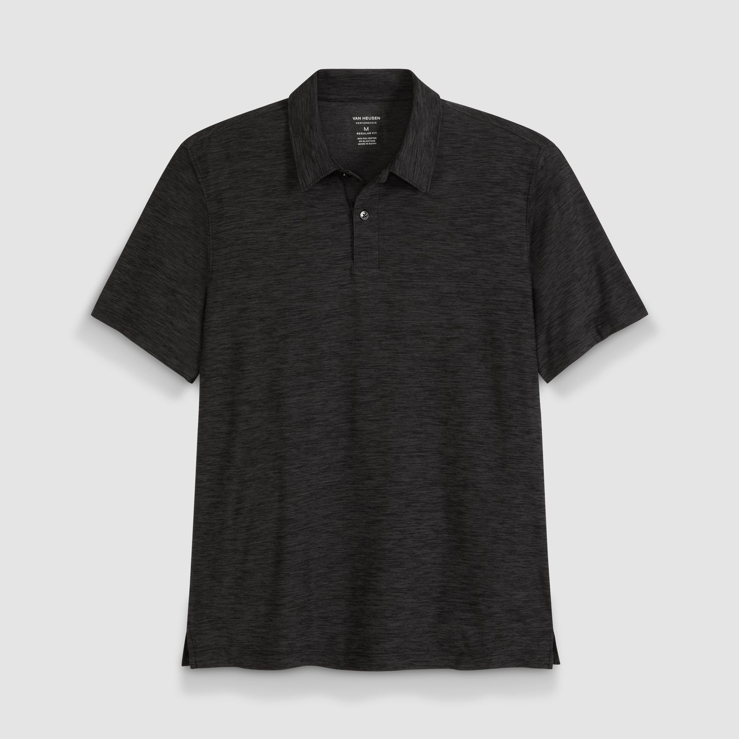 Space Dyed Jersey Short Sleeve Button Polo
