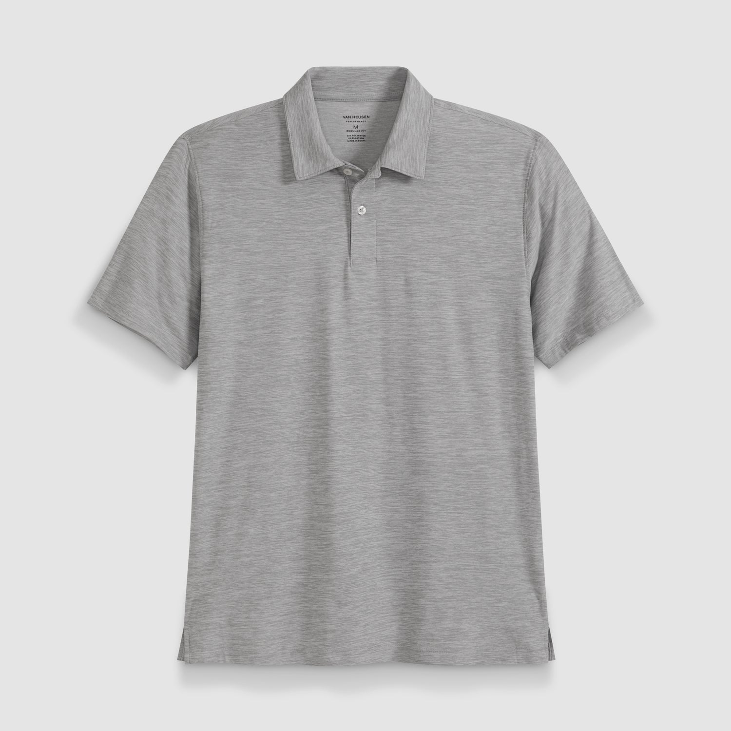 Space Dyed Jersey Short Sleeve Button Polo