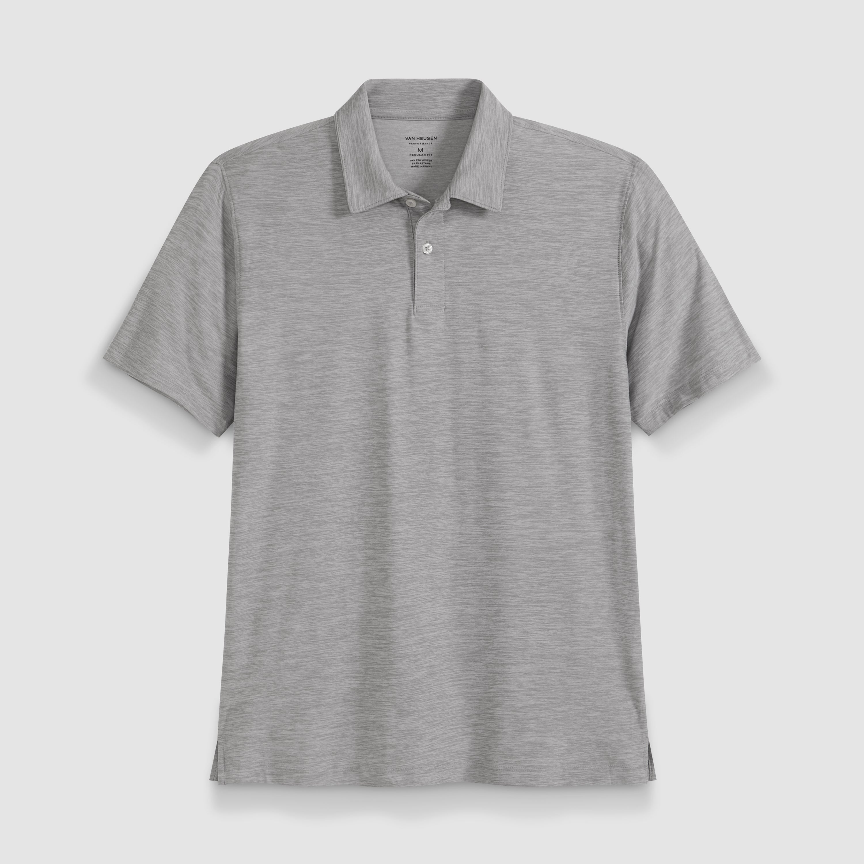 Space Dyed Jersey Short Sleeve Button Polo