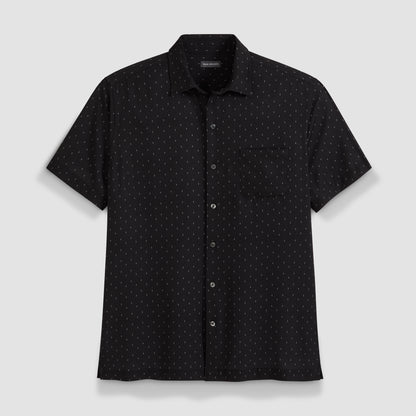 Hydro Wik Short Sleeve Camp Shirt Stacked Dot