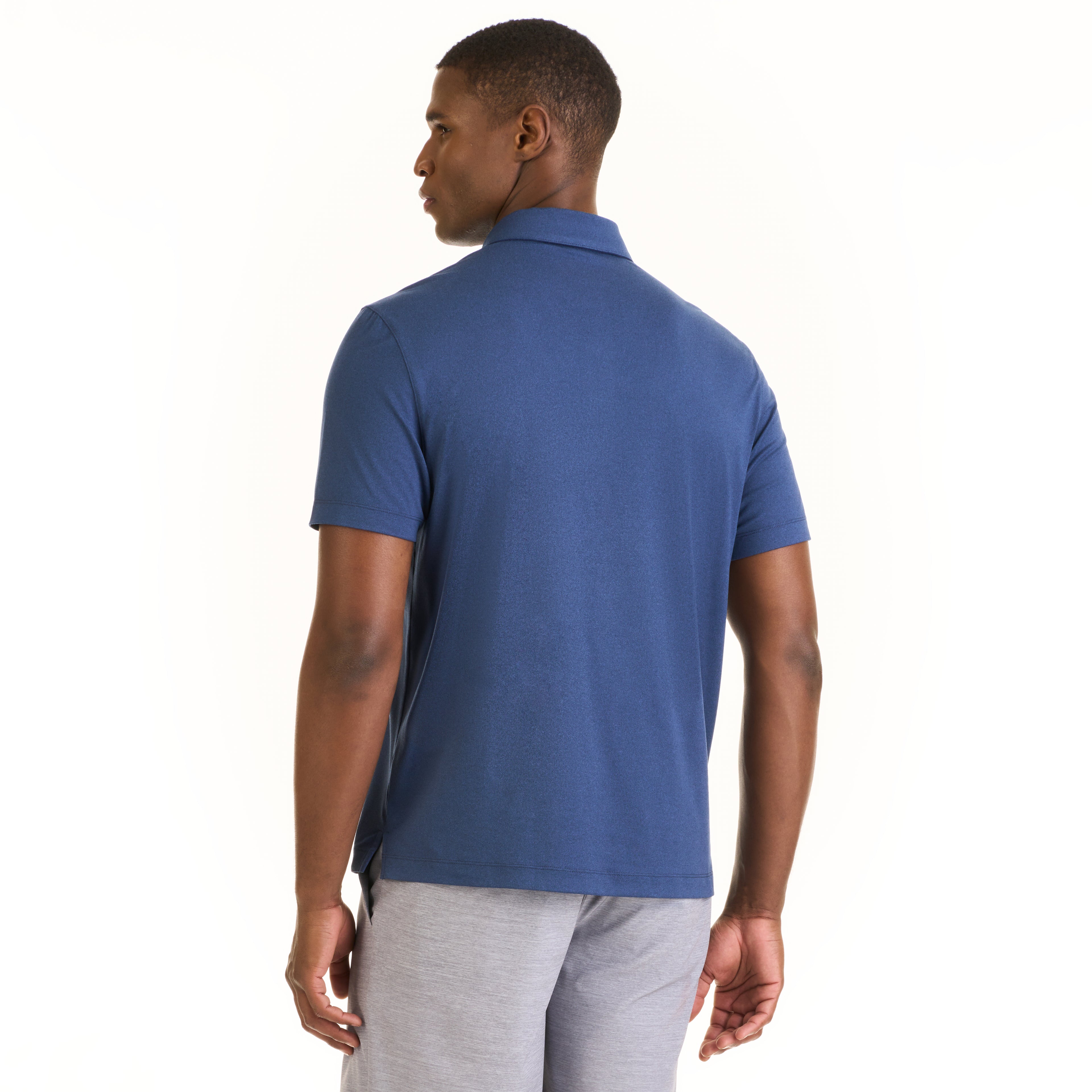 Performance Heather Hybrid Polo