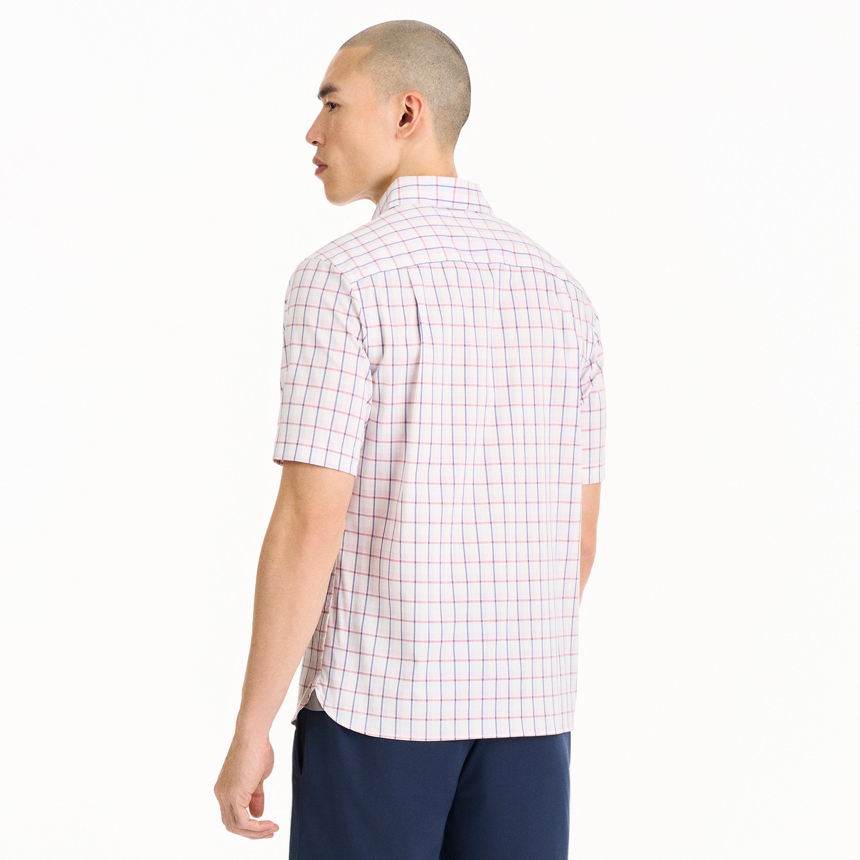 Essential Stain Shield Never Tuck Short Sleeve Shirt - Slim Fit