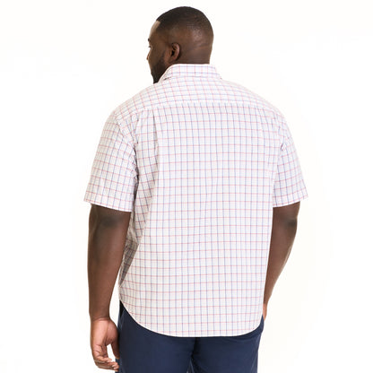 Essential Stain Shield Never Tuck Short Sleeve Shirt - Big &amp; Tall