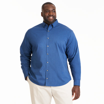 Cronbie Long Sleeve Stain Shield Shirt - Big &amp; Tall