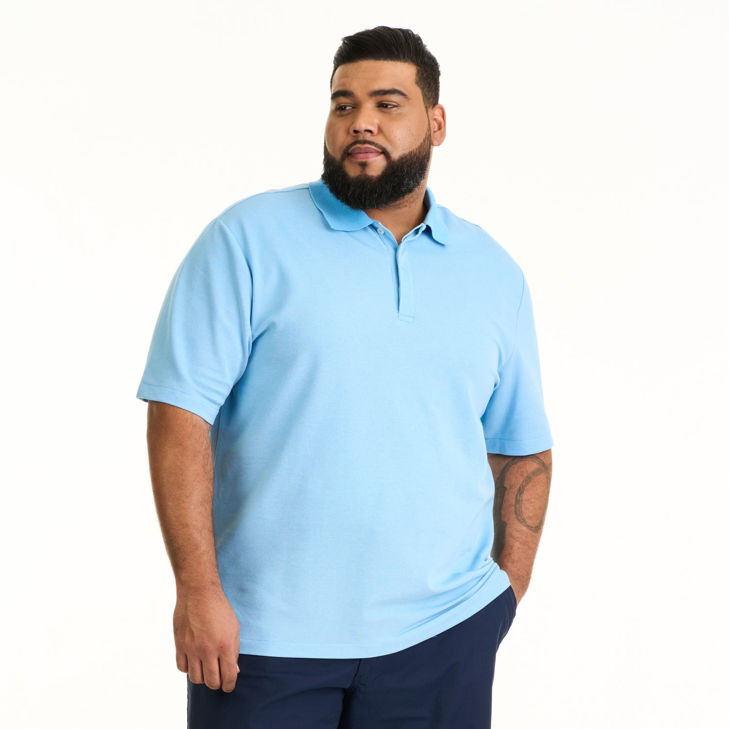 Essential Stain Shield Honeycomb Polo - Big &amp; Tall