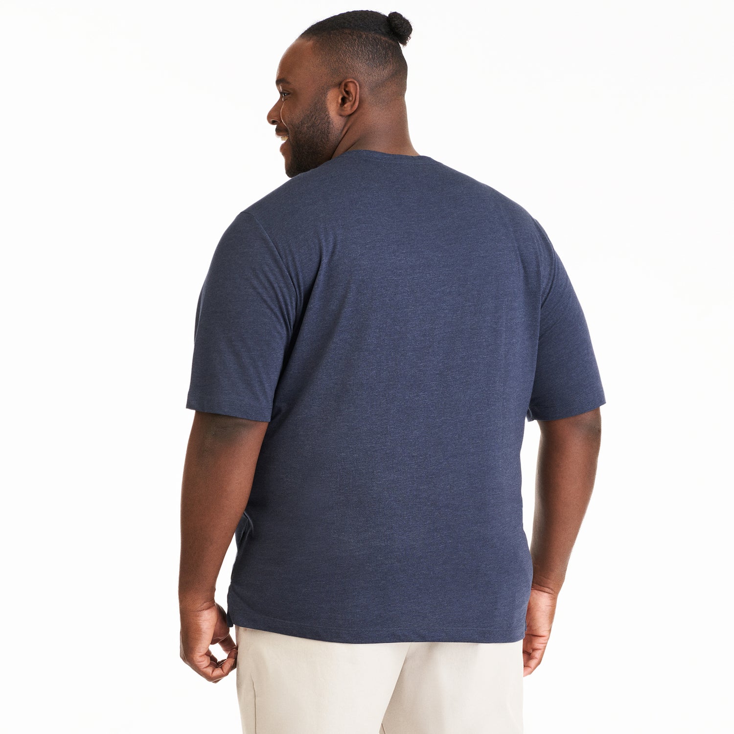 Essential Stain Shield V-Neck Tee - Big &amp; Tall