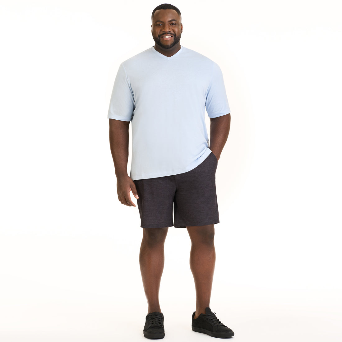 Essential Stain Shield V-Neck Tee - Big & Tall