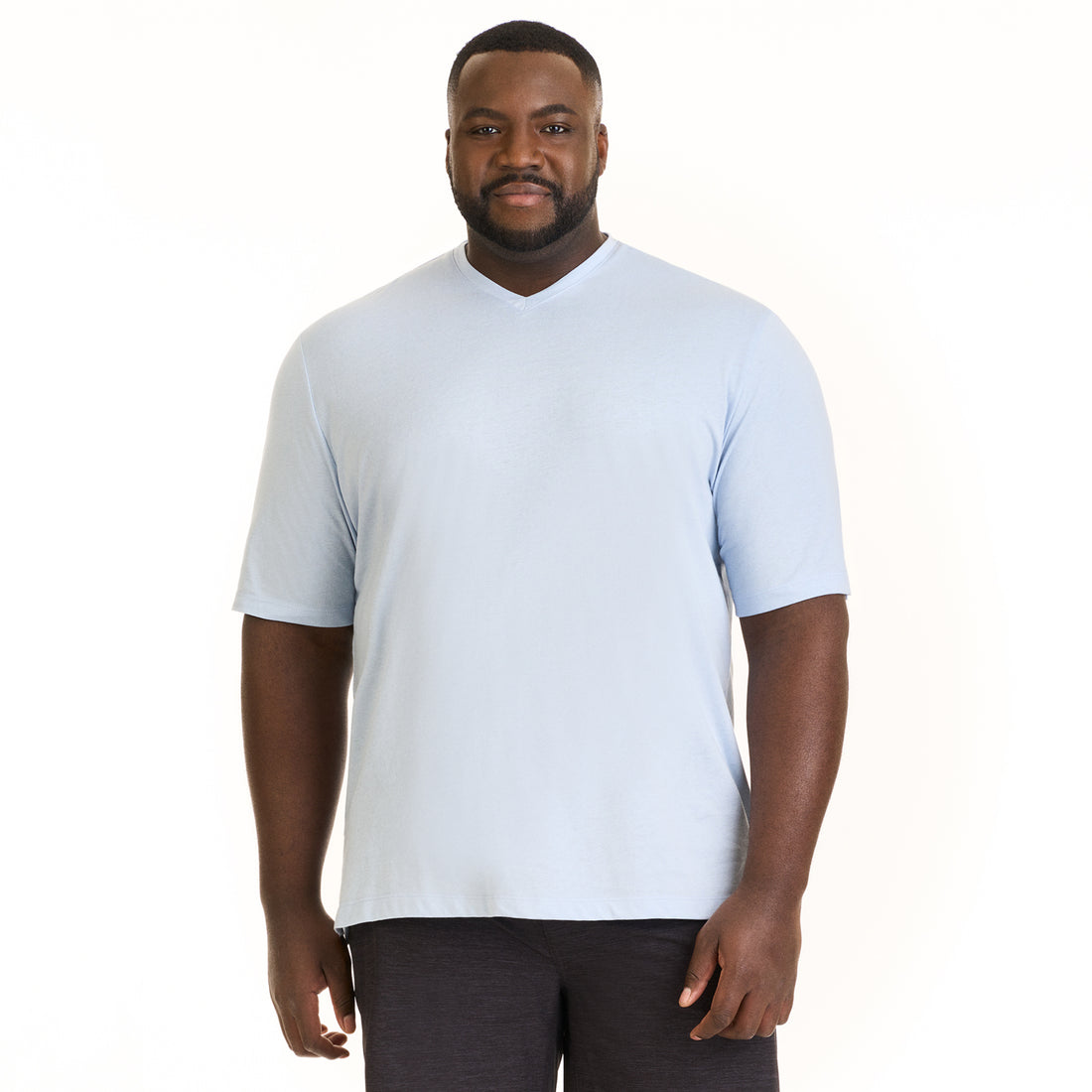 Essential Stain Shield V-Neck Tee - Big & Tall