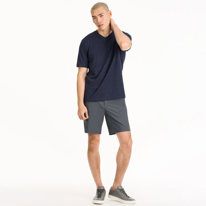 Essential Stain Shield V-Neck Short Sleeve Basic Tee Shirt