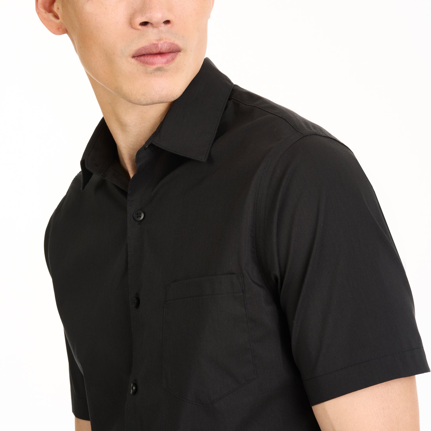 Essential Stain Shield Short Sleeve Shirt Solid - Slim Fit