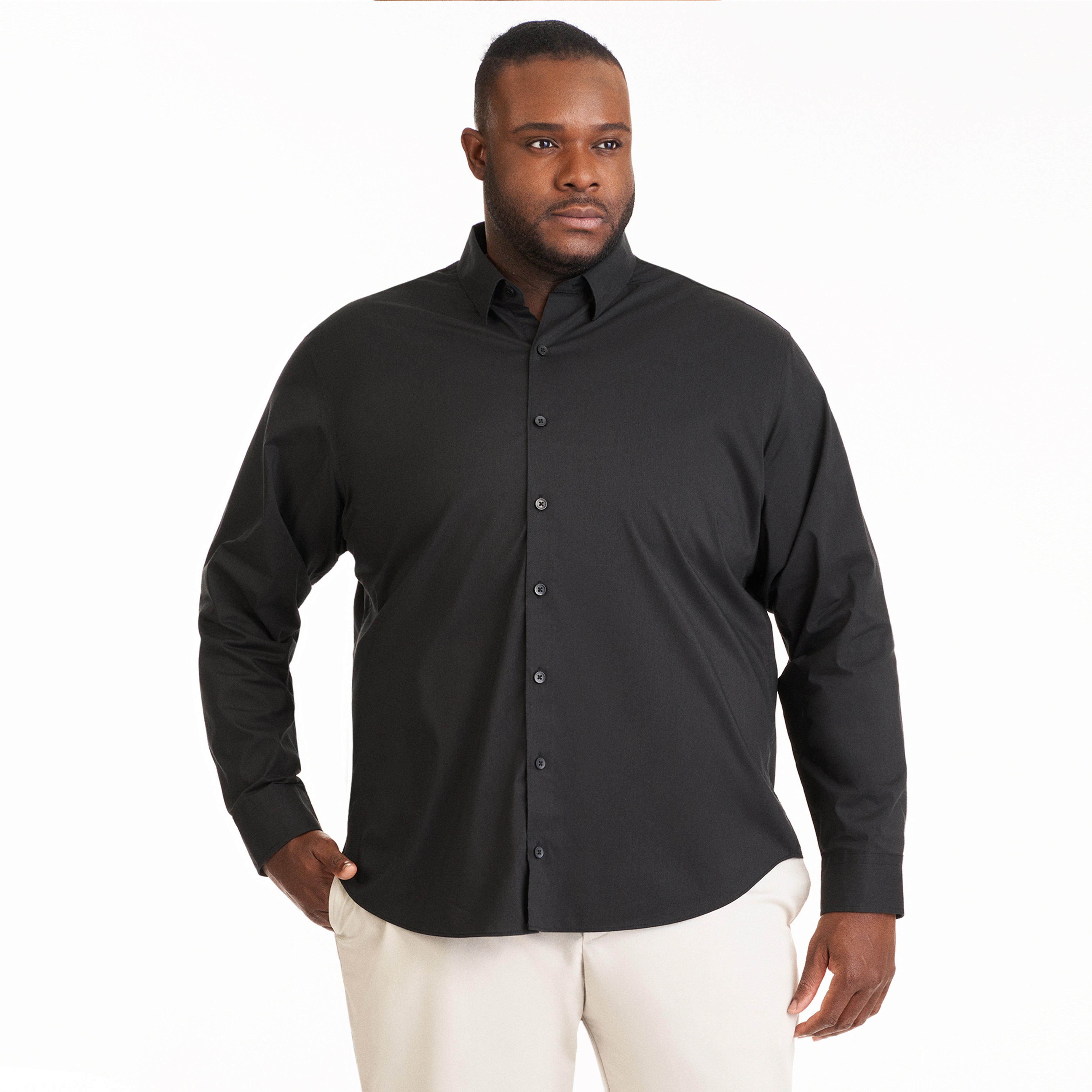 Cronbie Long Sleeve Stain Shield Shirt - Big & Tall – Van Heusen