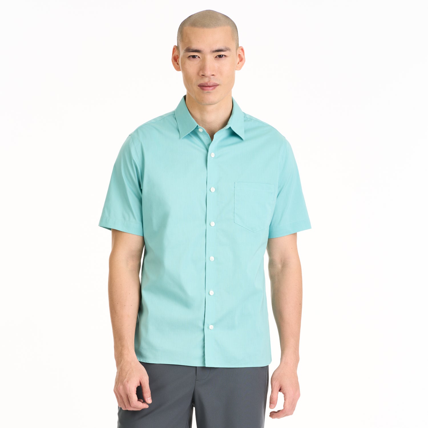 Essential Stain Shield Short Sleeve Shirt Solid - Slim Fit